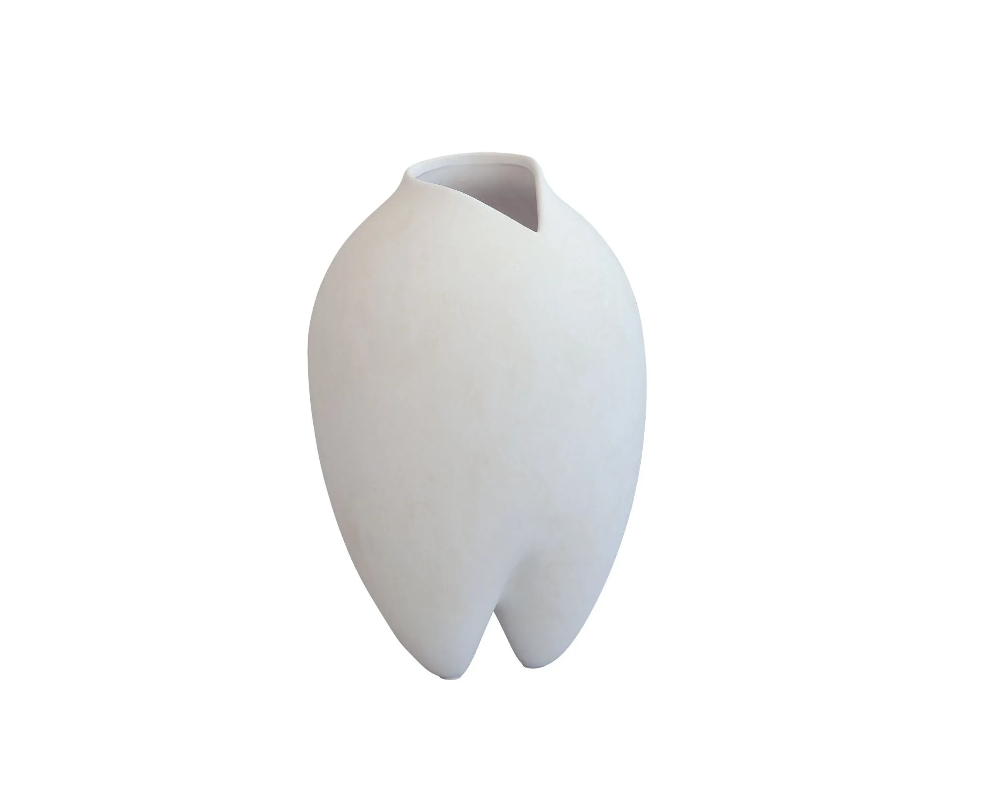 Sumo Vase Slim, Bone White