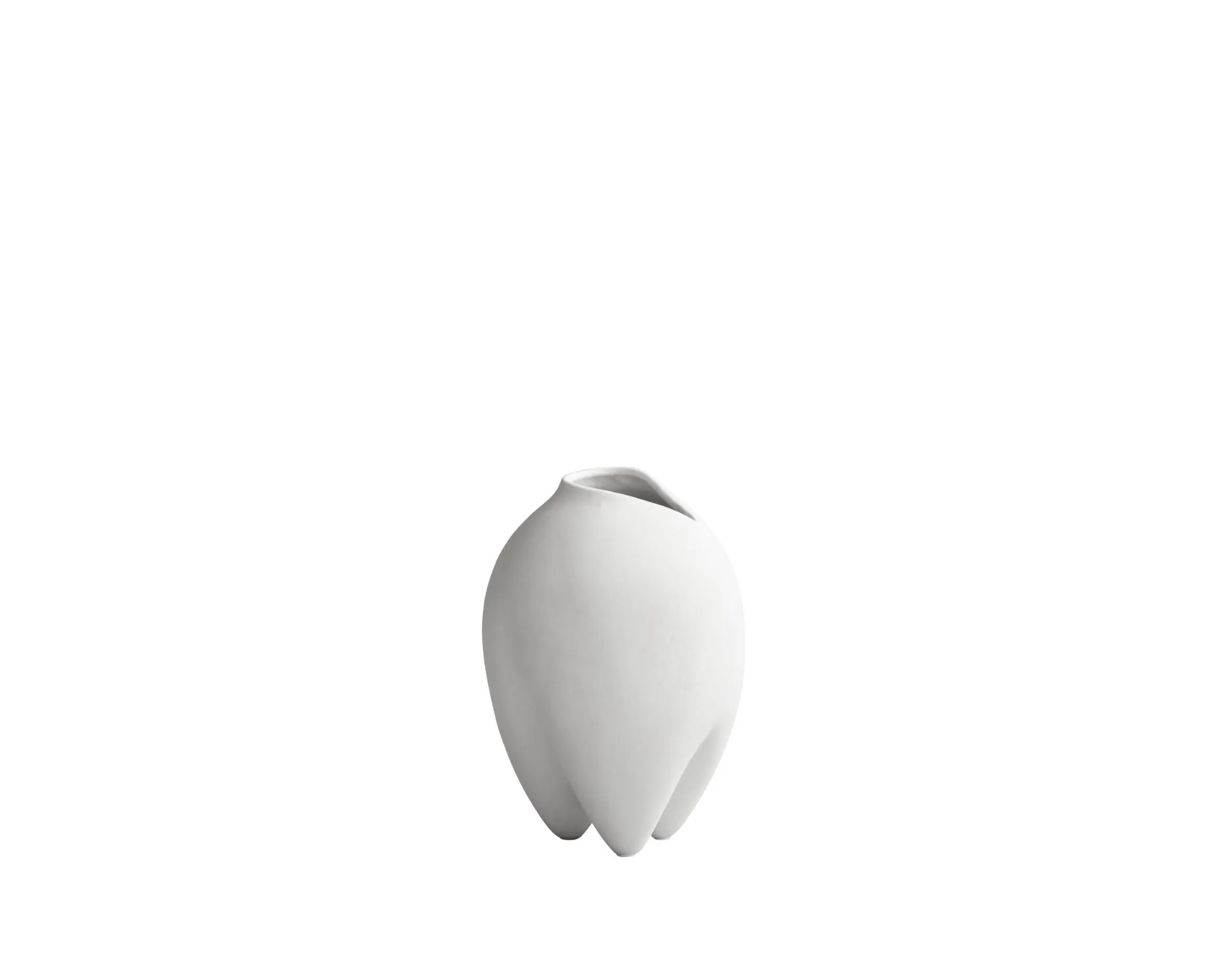 Sumo Vase Slim, Bone White