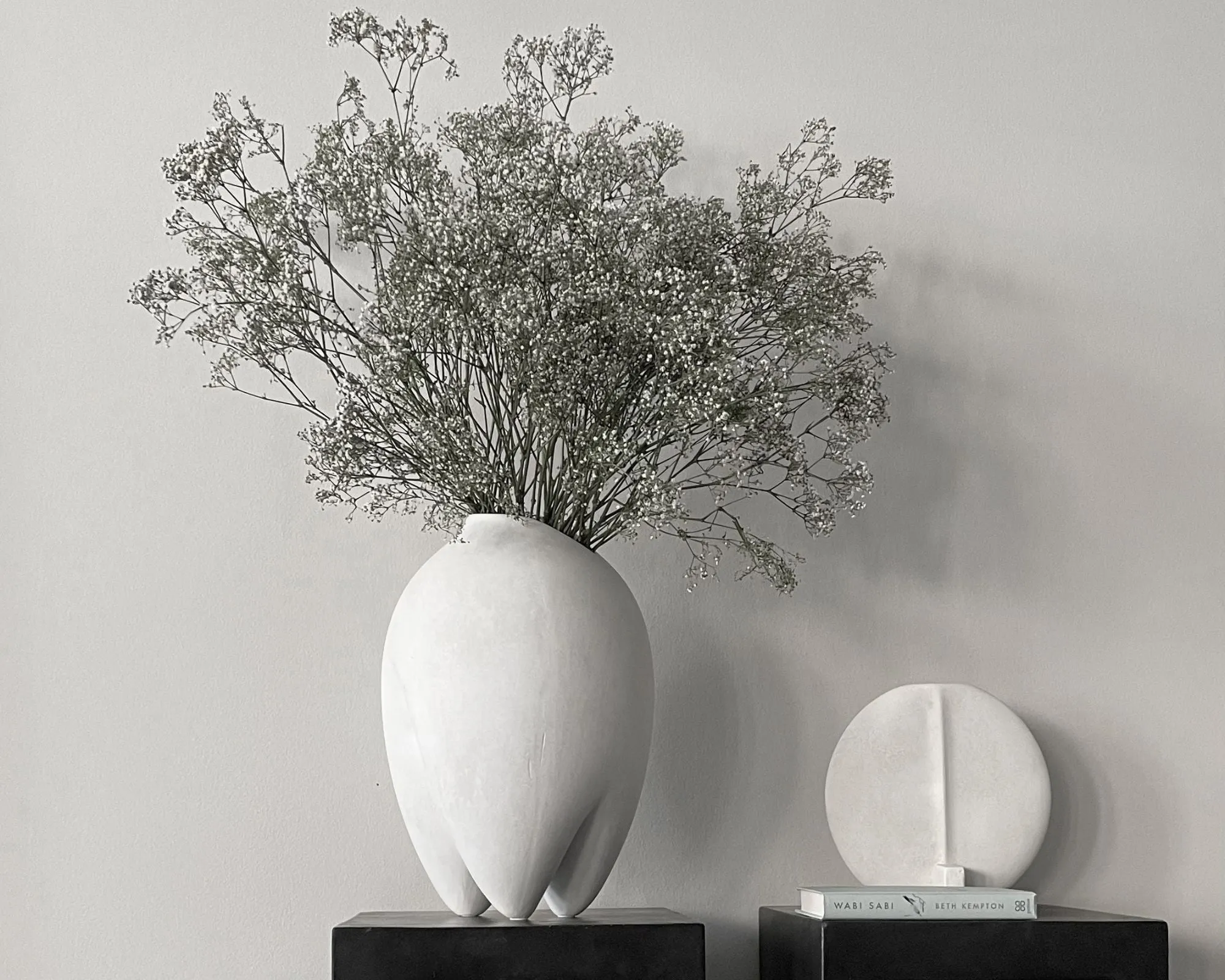 Sumo Vase Slim, Bone White