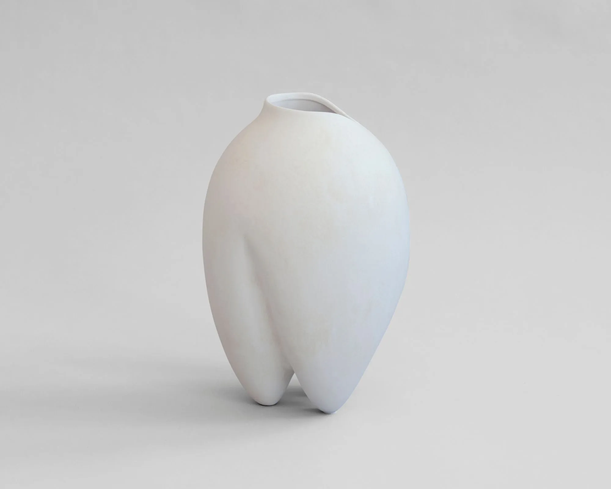 Sumo Vase Slim, Bone White