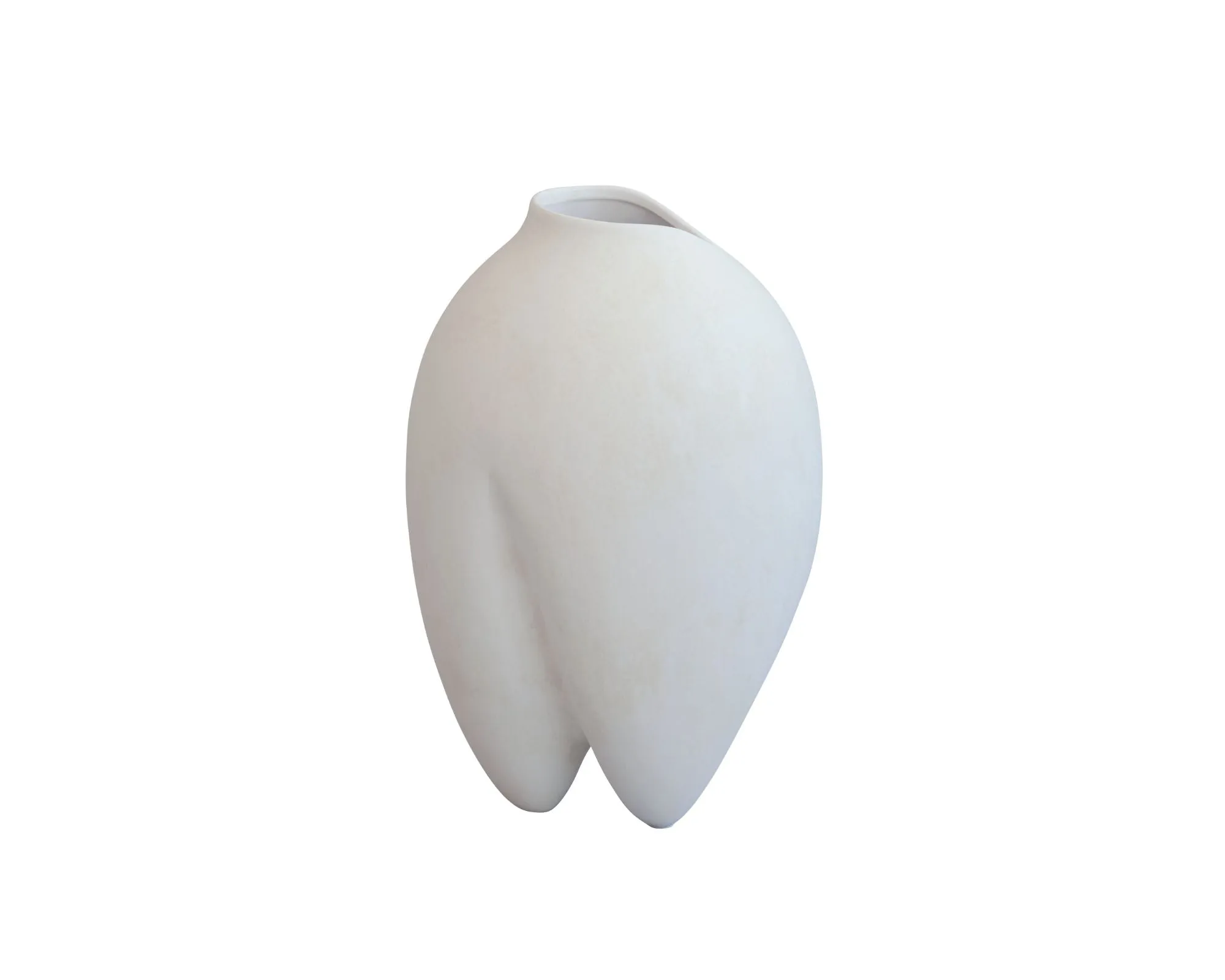 Sumo Vase Slim, Bone White