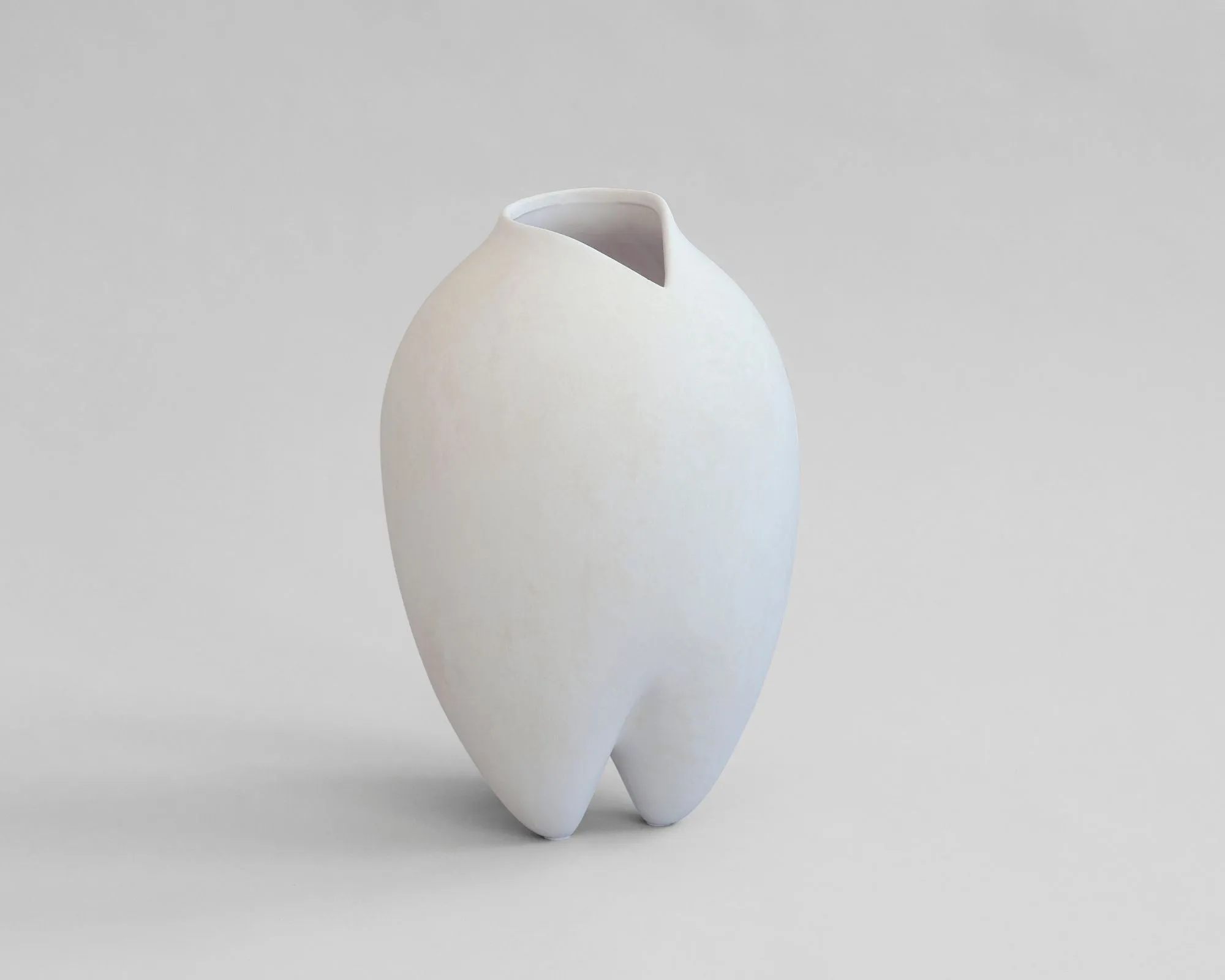 Sumo Vase Slim, Bone White