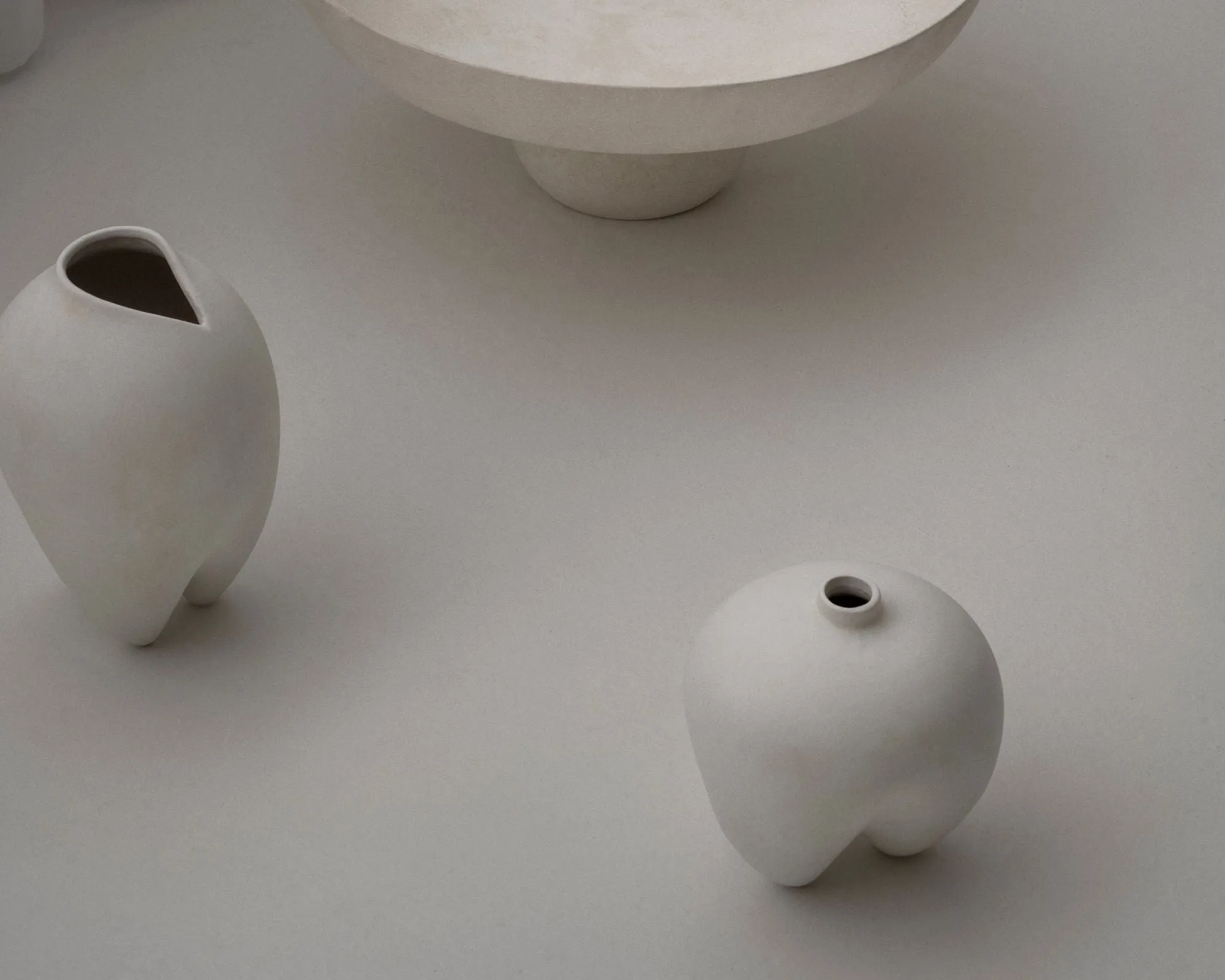 Sumo Vase Slim, Bone White