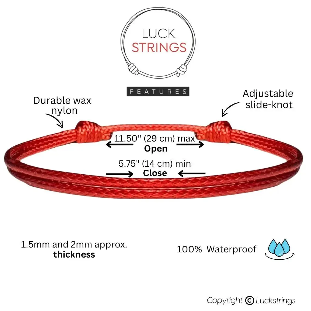 Sunset Set - Black, Red & Gray Cord Trio