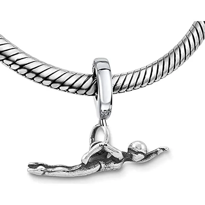 Swimmer Dangle Pendant