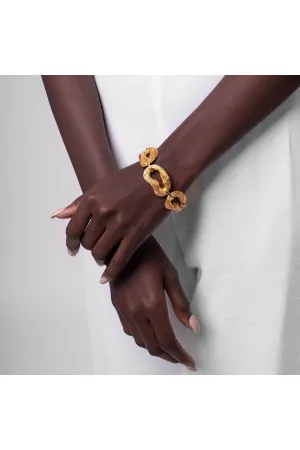 Sylvie Link Bracelet - Gold Tone