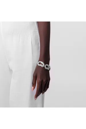 Sylvie Link Bracelet -Silver Tone