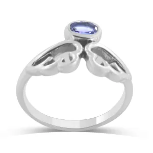 Tanzanite Silver Rings