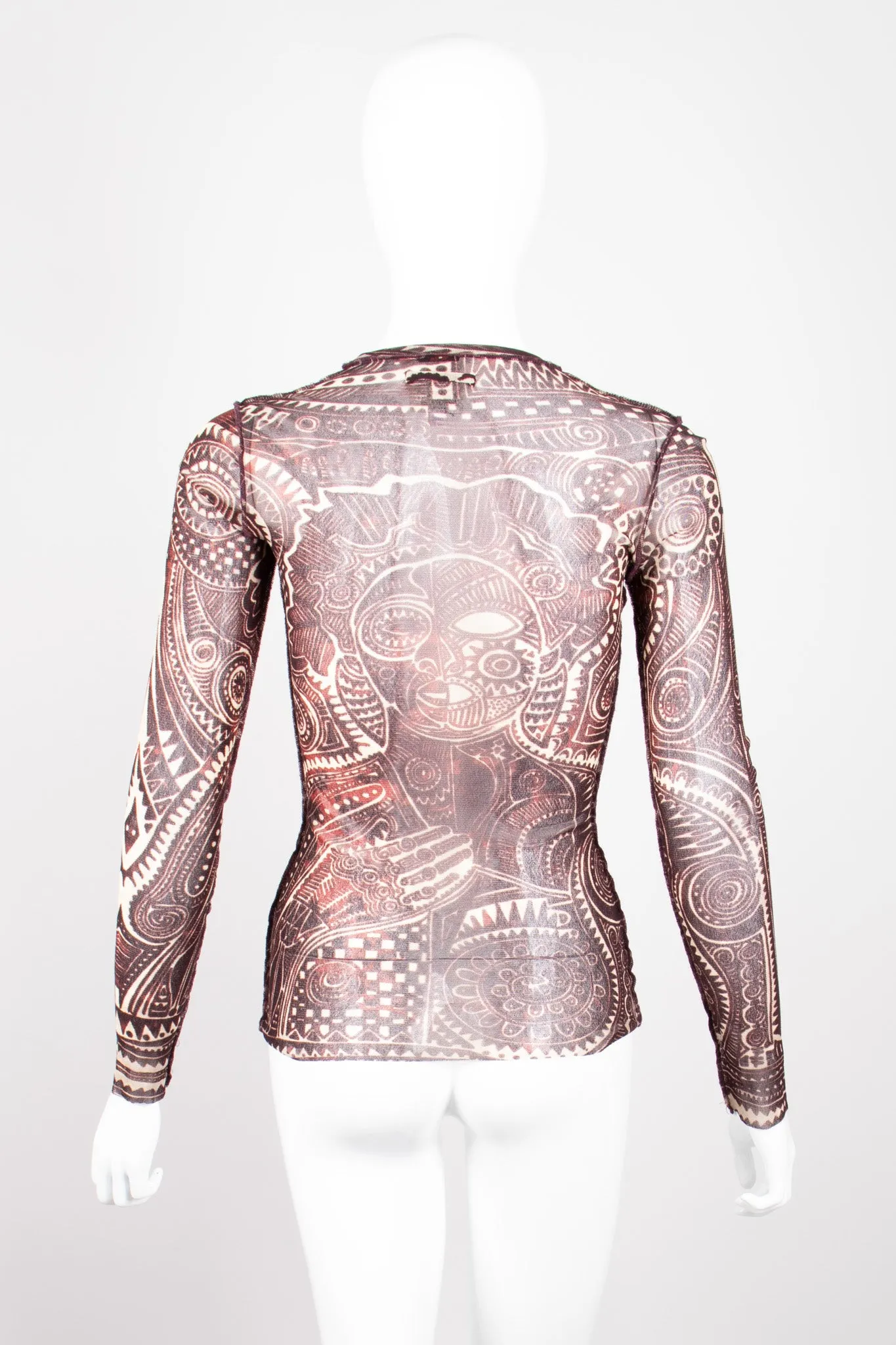 Tattoo Illusion Mesh T-Shirt