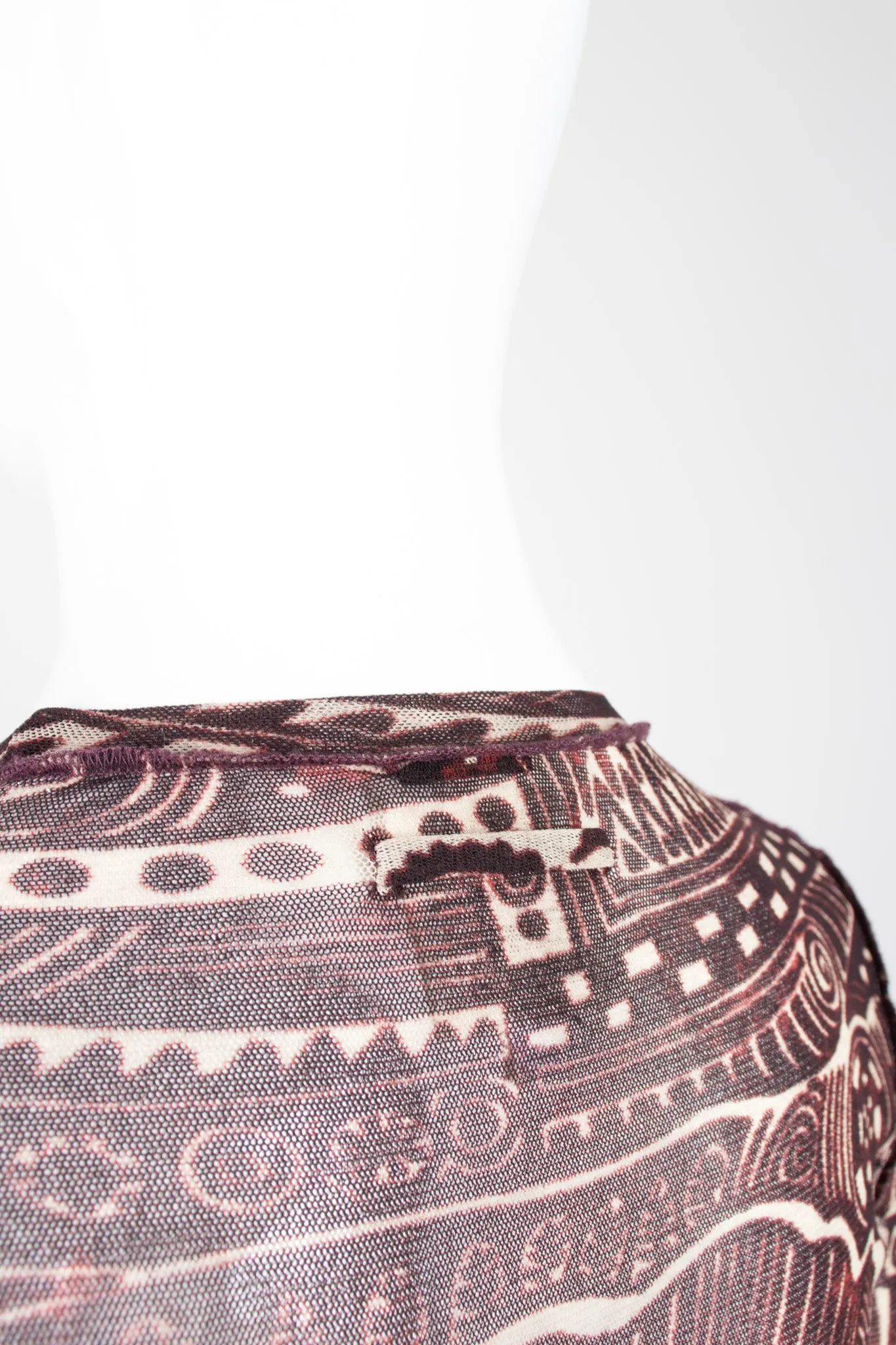 Tattoo Illusion Mesh T-Shirt