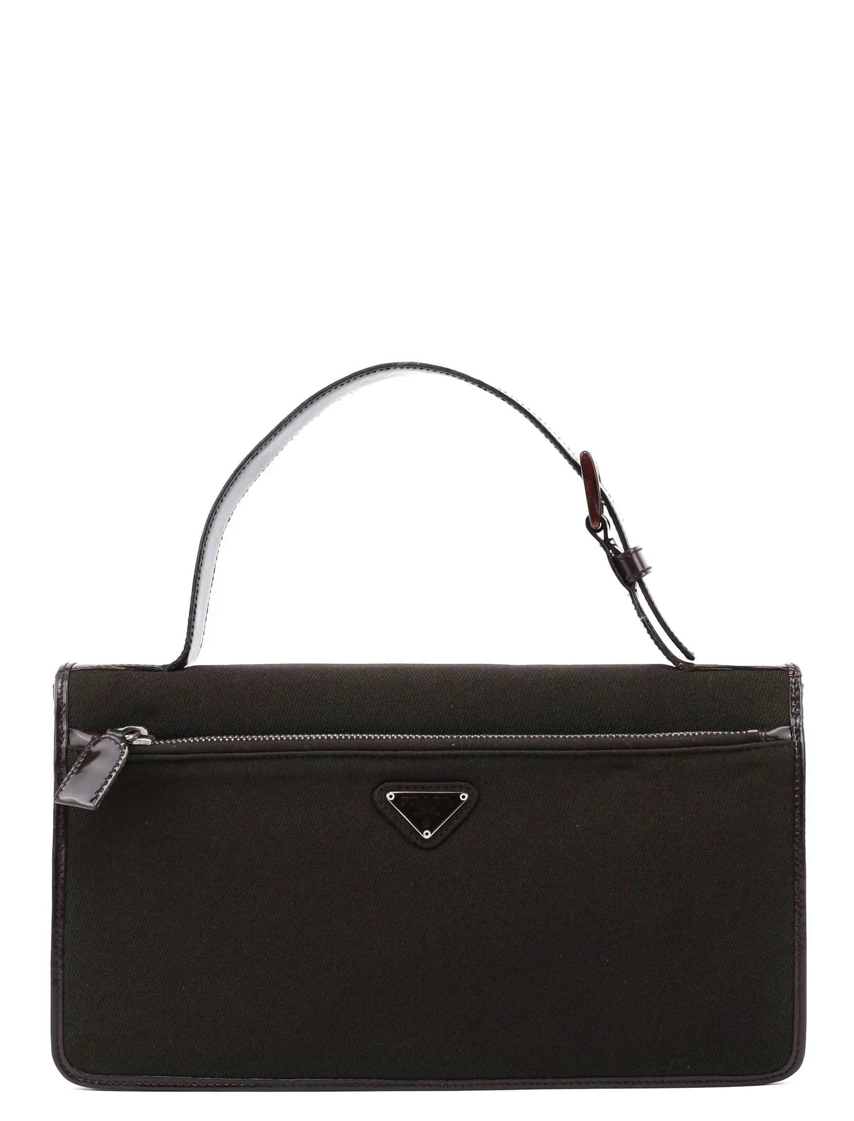 Tessuto Spazzolato Top Handle Bag