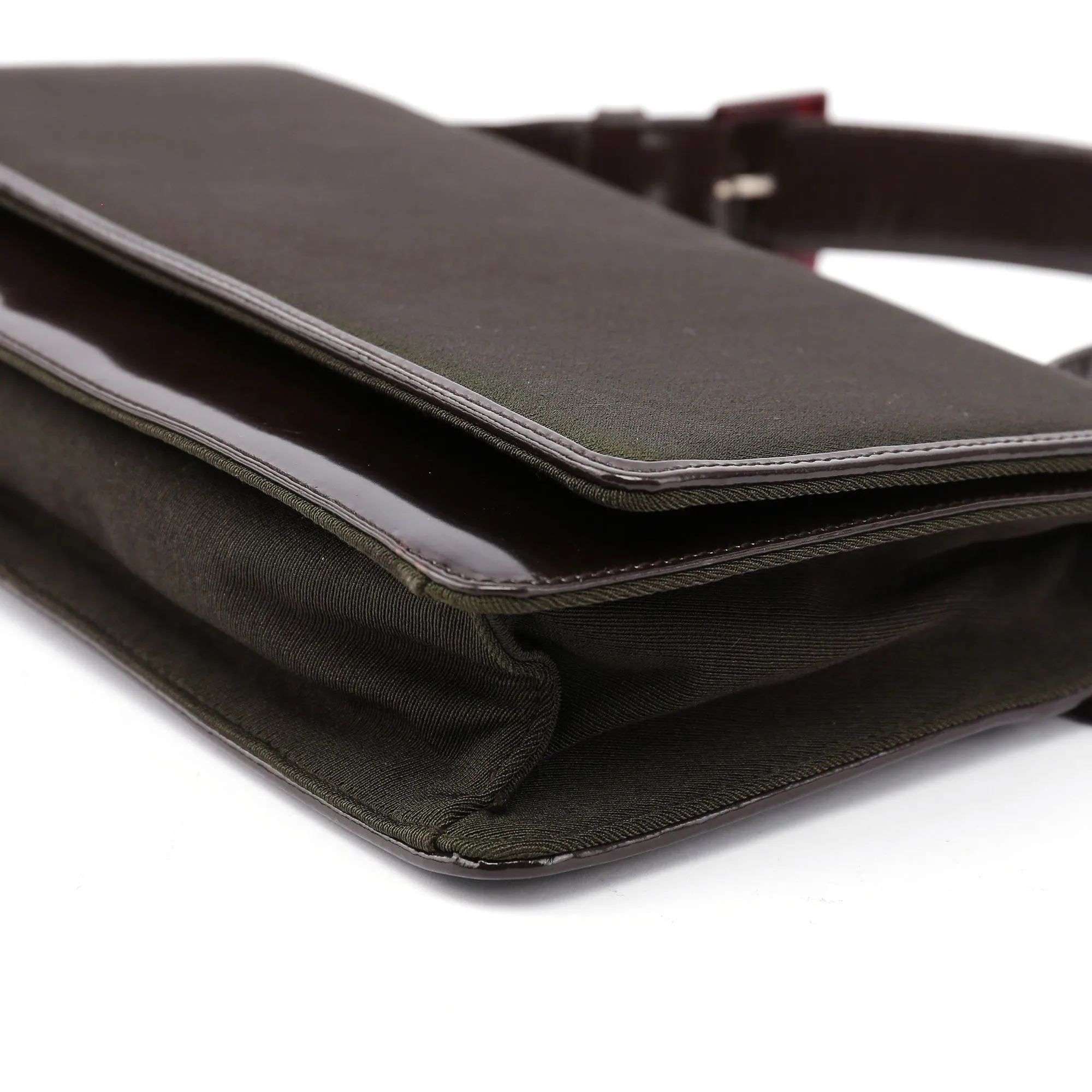Tessuto Spazzolato Top Handle Bag