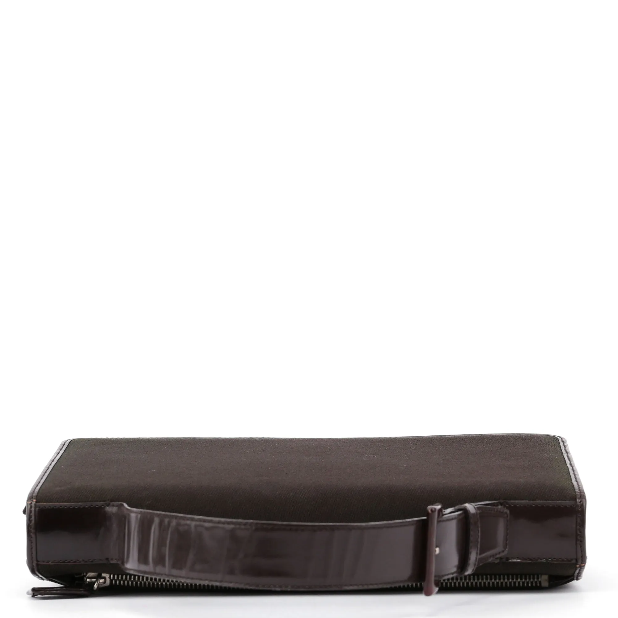 Tessuto Spazzolato Top Handle Bag
