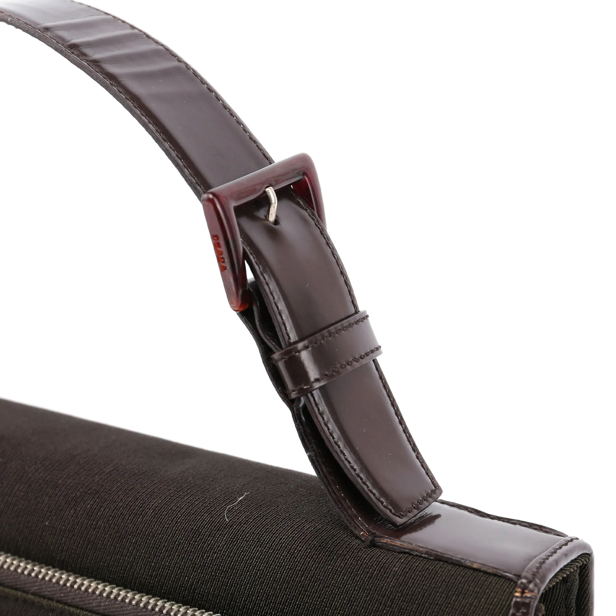Tessuto Spazzolato Top Handle Bag