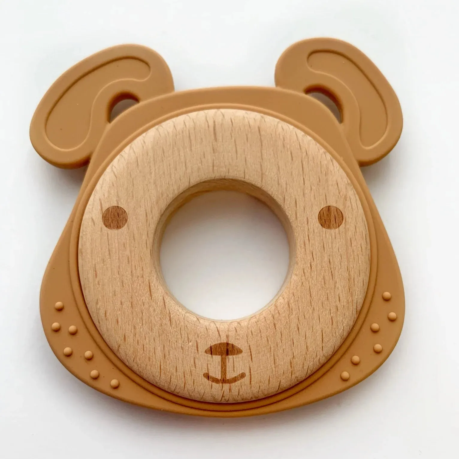 The Animal Wood   Silicone Teething Rings - Various Styles