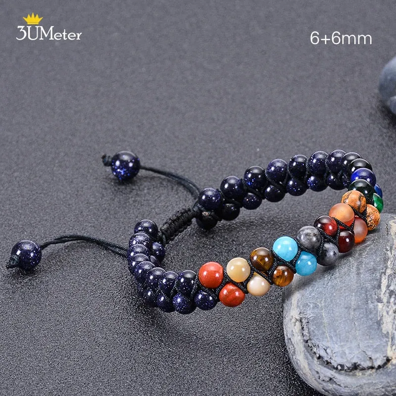 The Eight Planets Bracelets Natural Stone Beads