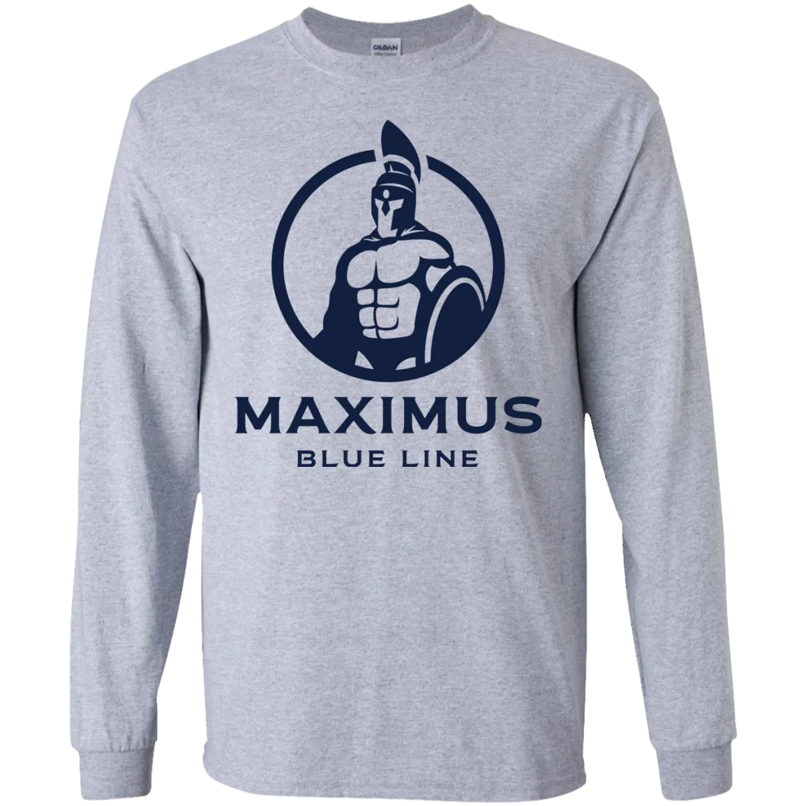 The Maximus Blue Line logo jersey