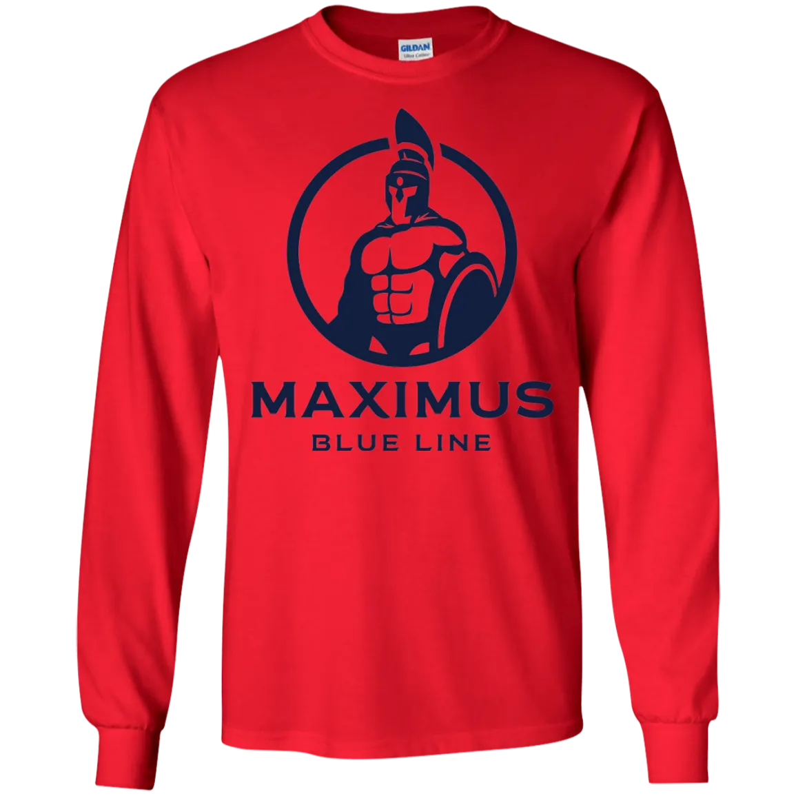 The Maximus Blue Line logo jersey