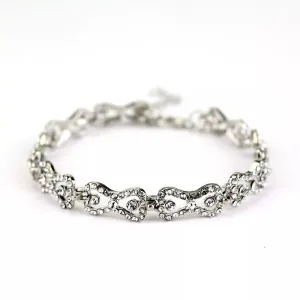 The Vampire Diaries Klaus Caroline Forbes Bracelet Rhinestone Crystal Bow Shine Gift For Gril Fashion Jewelry Free Shipping