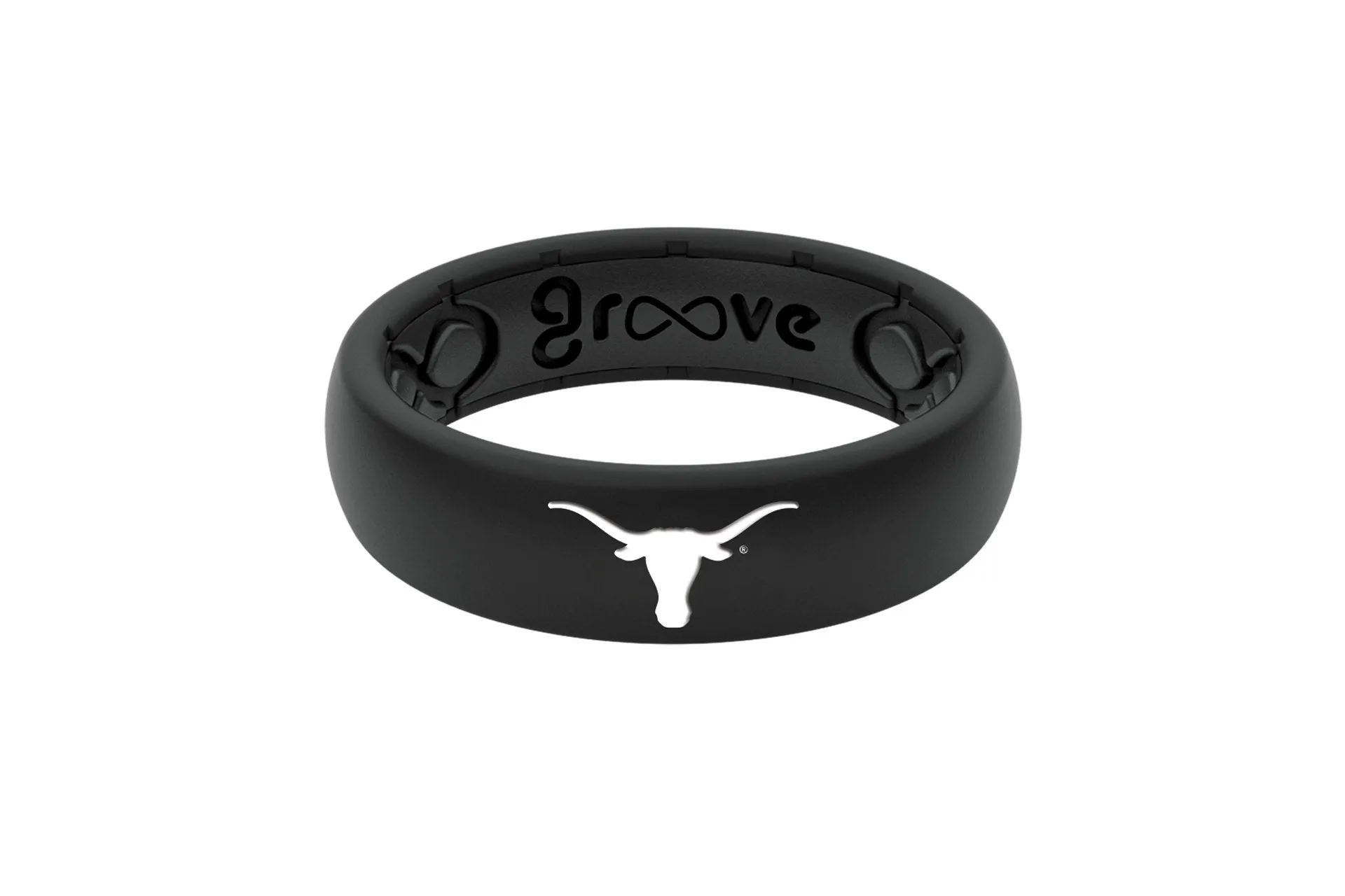 Thin College Texas Black/Black/White