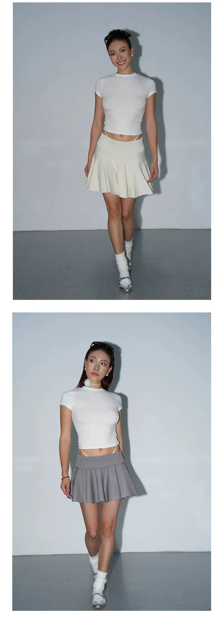 Three-Color Slim T-shirt Fashion Tops