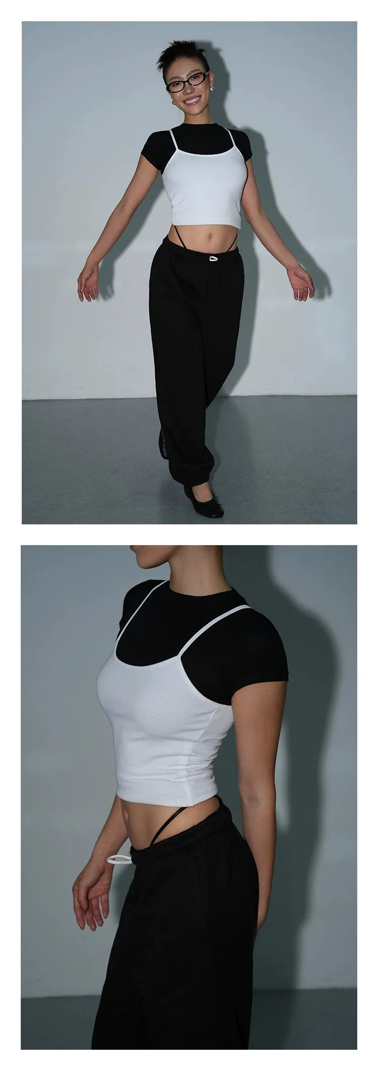 Three-Color Slim T-shirt Fashion Tops