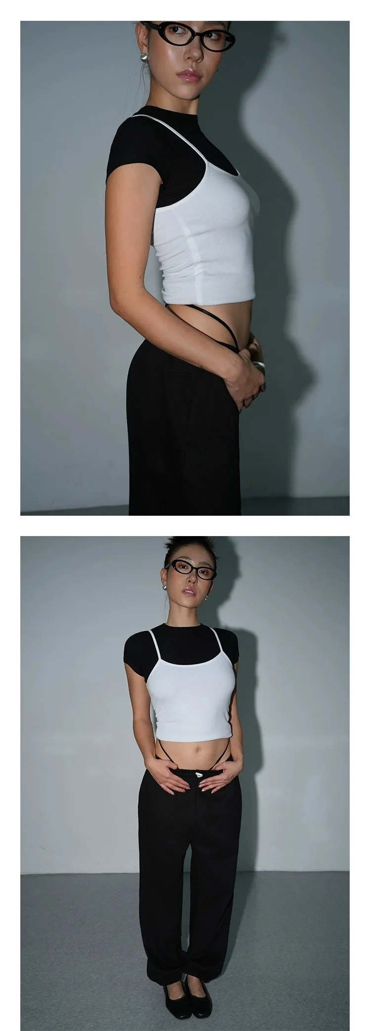 Three-Color Slim T-shirt Fashion Tops