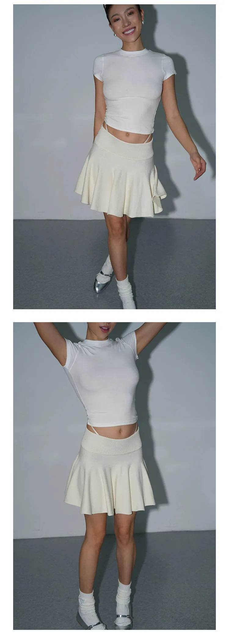 Three-Color Slim T-shirt Fashion Tops