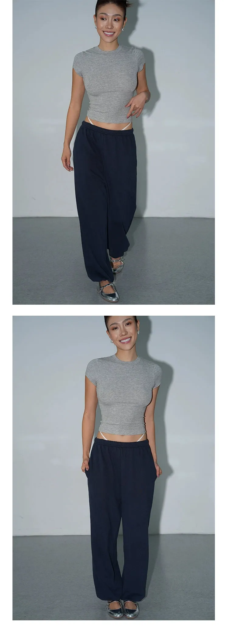 Three-Color Slim T-shirt Fashion Tops