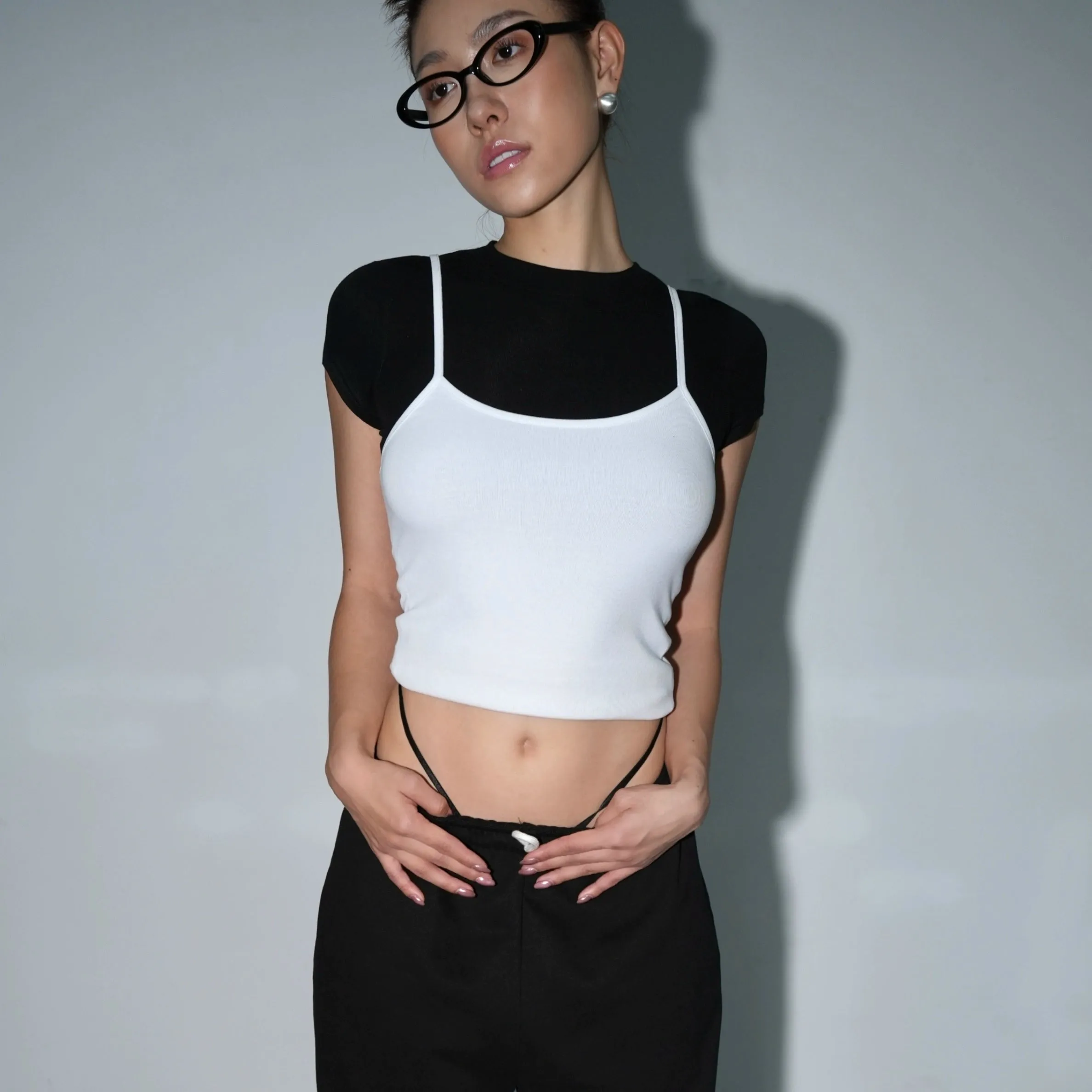 Three-Color Slim T-shirt Fashion Tops