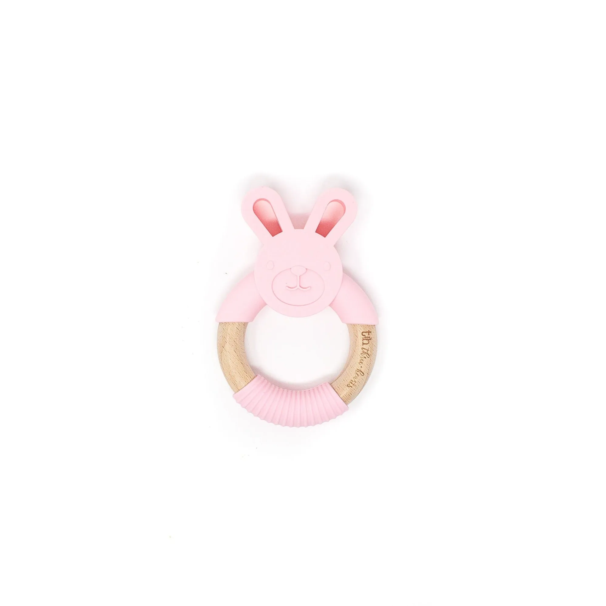 Three Hearts Bunny Ear Teether