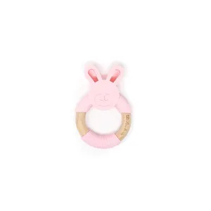 Three Hearts Bunny Ear Teether