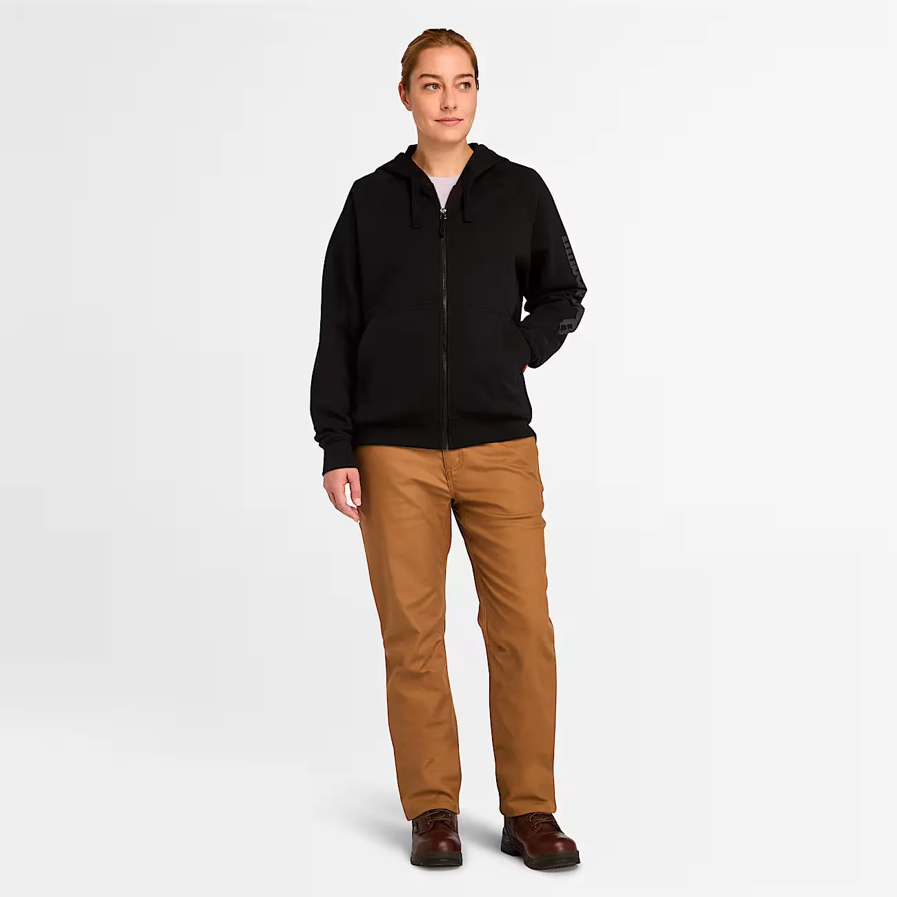 Timberland Pro Women's Hood Honcho Sport Hoodie -Black- TB0A5X8K001