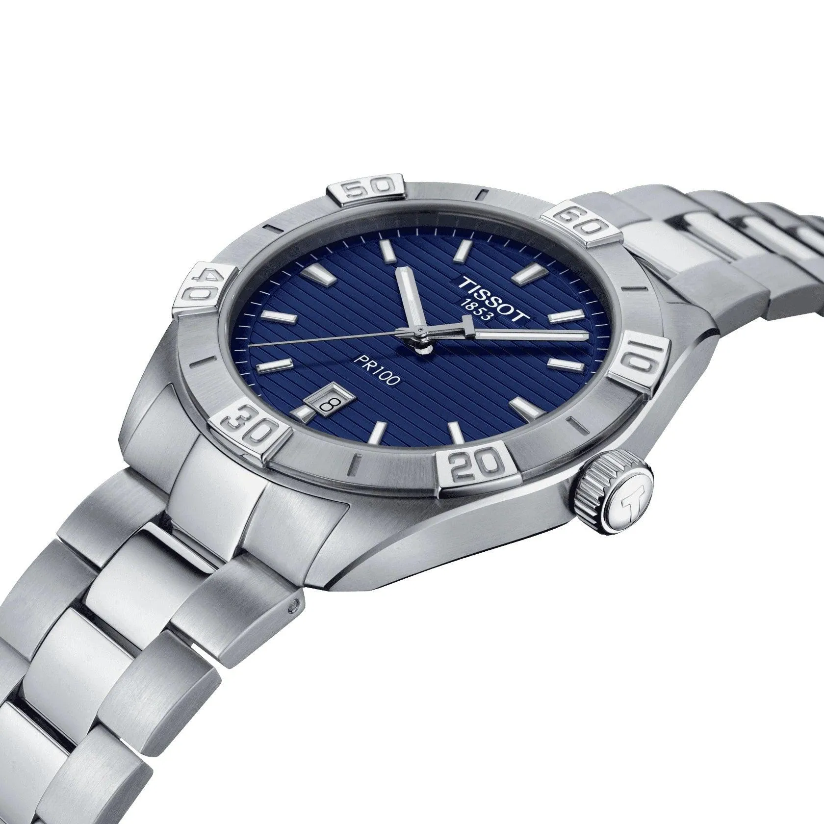 Tissot Men's Clock Pr 100 Sport Gent 42mm Quartz Steel T101.610.11.041.00