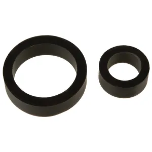 Titanmen  Ring Platinum Silicone Double Pack - Black
