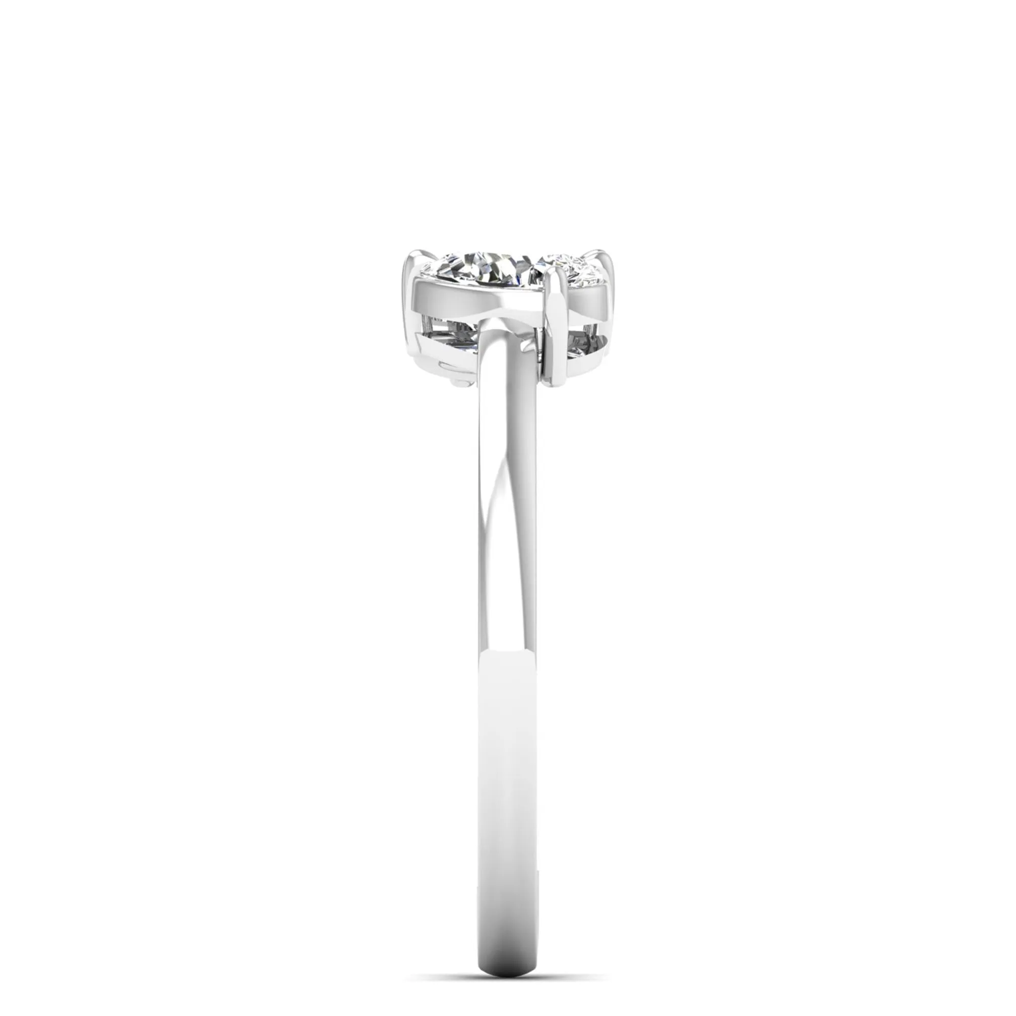 Toi et Moi Pear Lab Diamond Ring