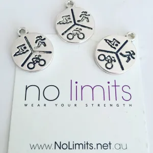 Triathlon fitness charm
