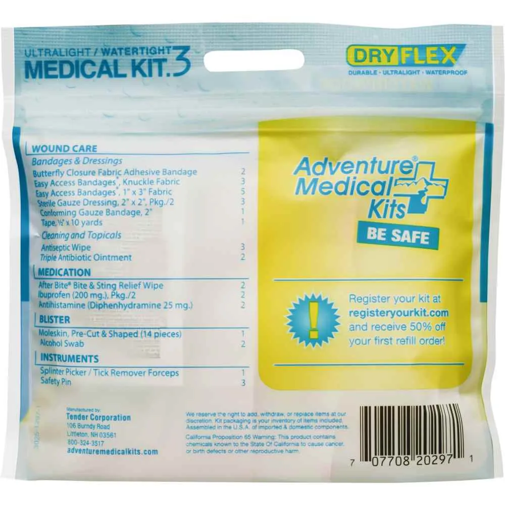 Ultralight/Watertight .3 First Aid Kit