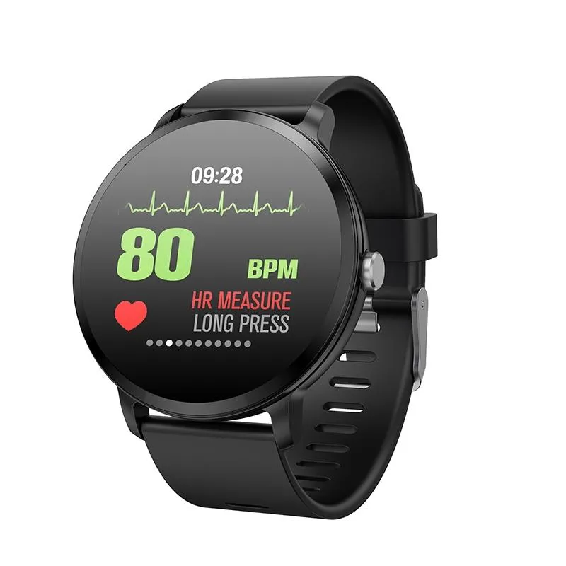 V  Water-Resistant Smartwatch with Heart Rate Blood Pressure Monitor for Men-Women