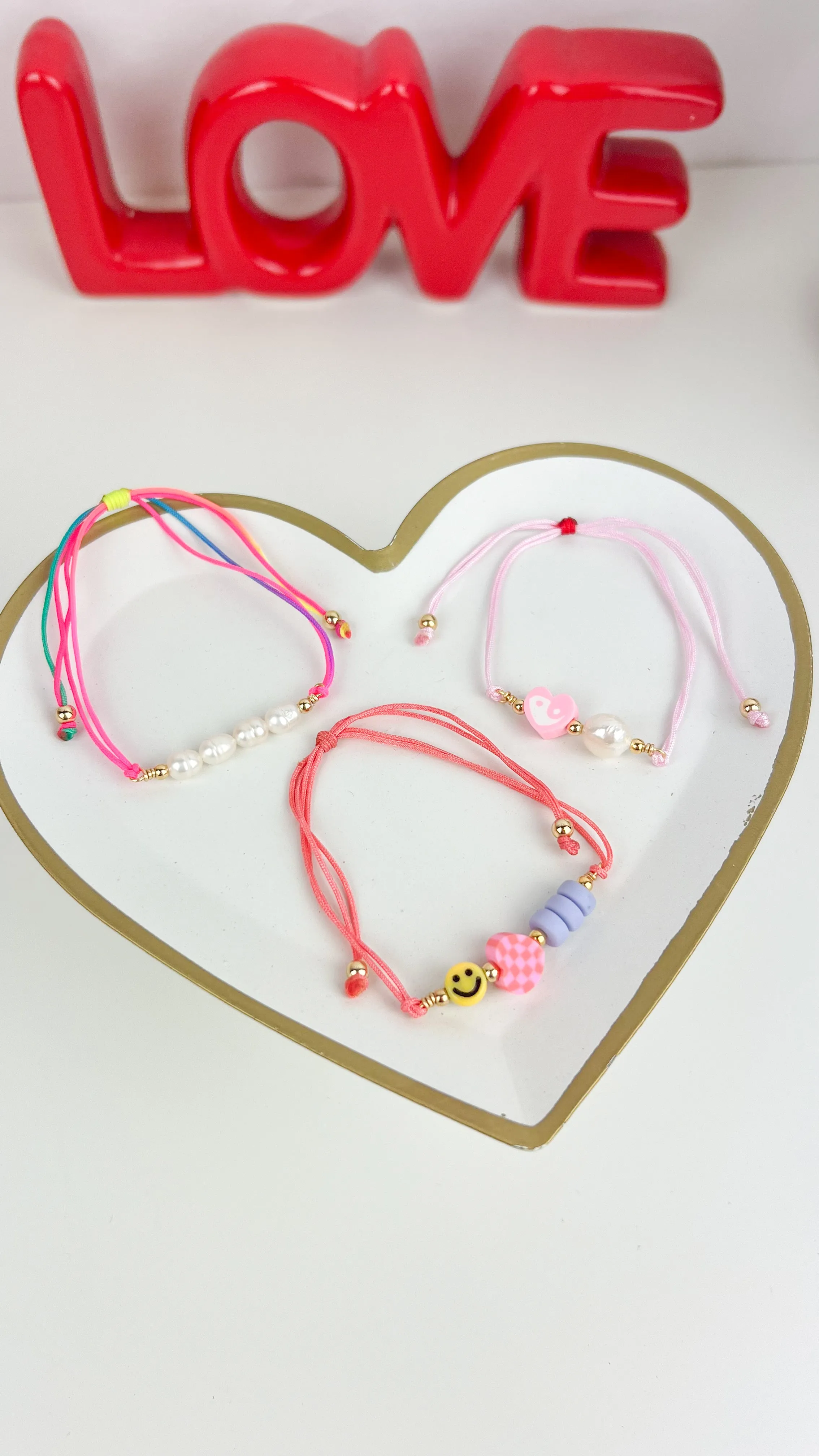Valentine's Vibes Adjustable Bracelets