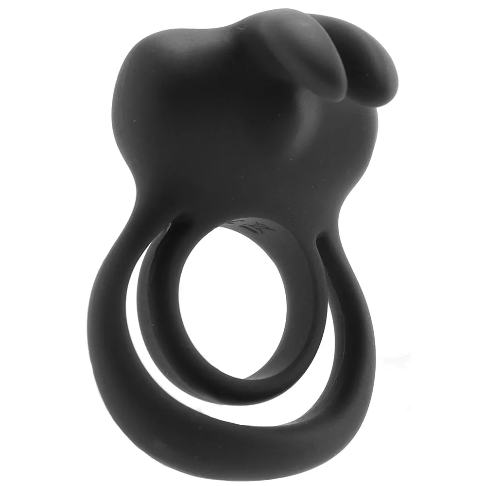 VeDo Thunder Bunny Rechargeable Dual Cockring Black