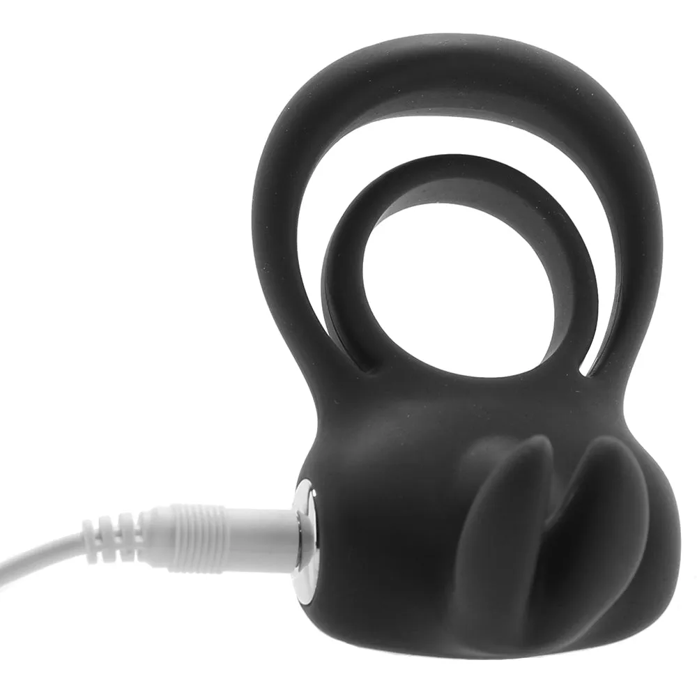 VeDo Thunder Bunny Rechargeable Dual Cockring Black