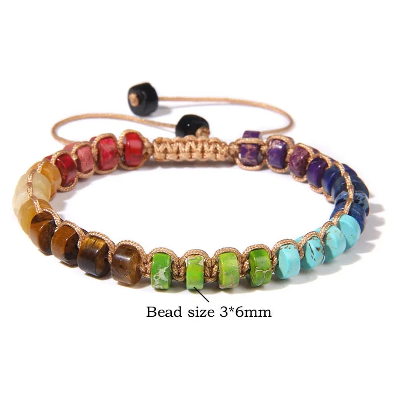 Vintage Boho Natural Stone Bracelet Agates