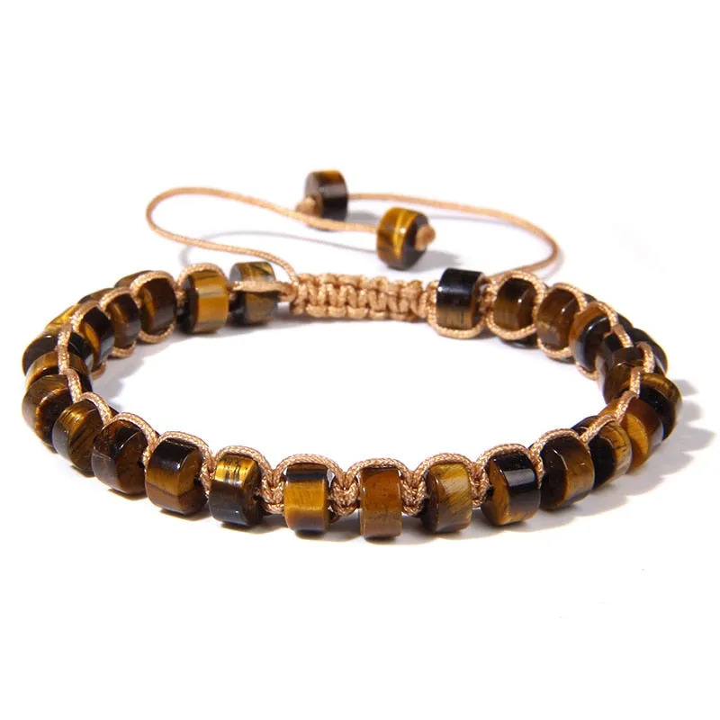 Vintage Boho Natural Stone Bracelet Agates