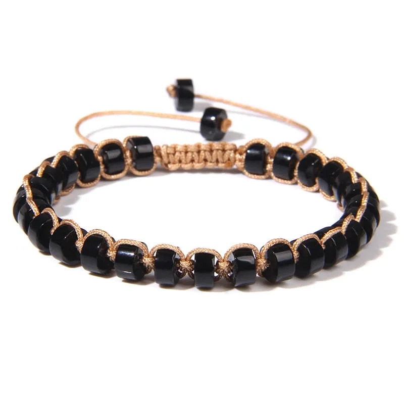Vintage Boho Natural Stone Bracelet Agates