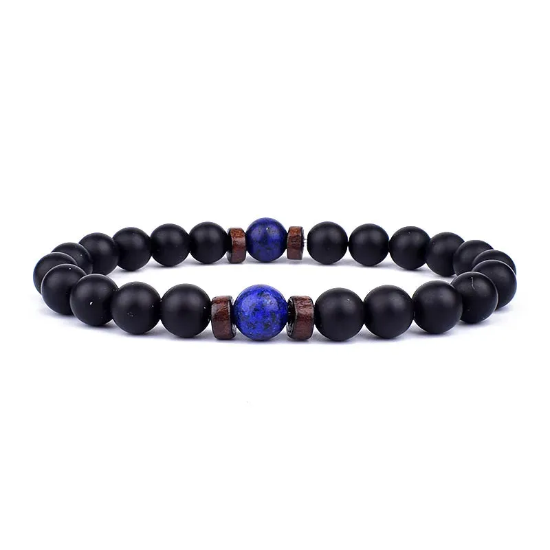Volcanic Stone Bracelet for Men
