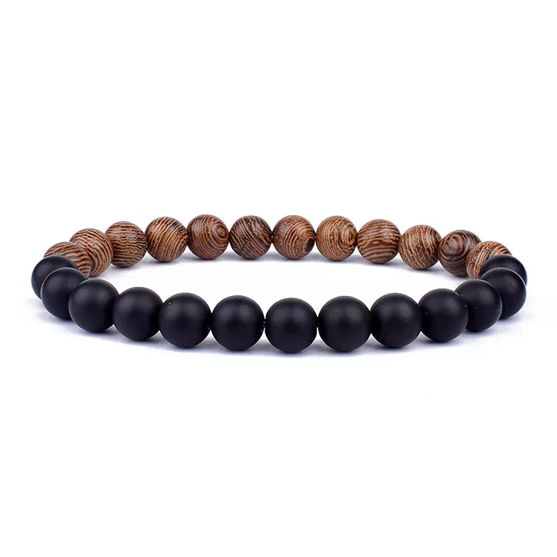 Volcanic Stone Bracelet for Men
