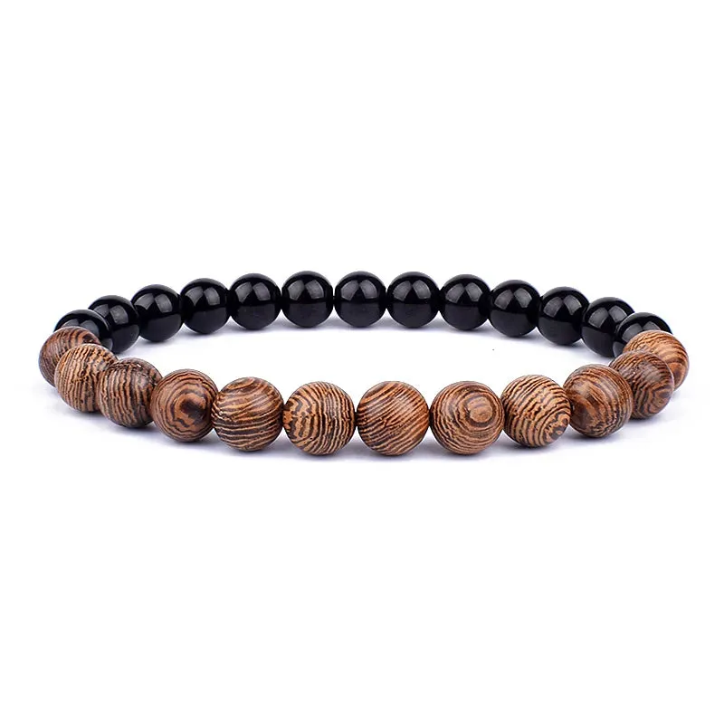Volcanic Stone Bracelet for Men