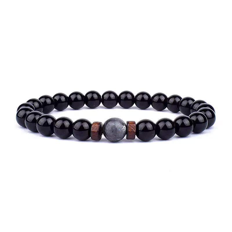 Volcanic Stone Bracelet for Men