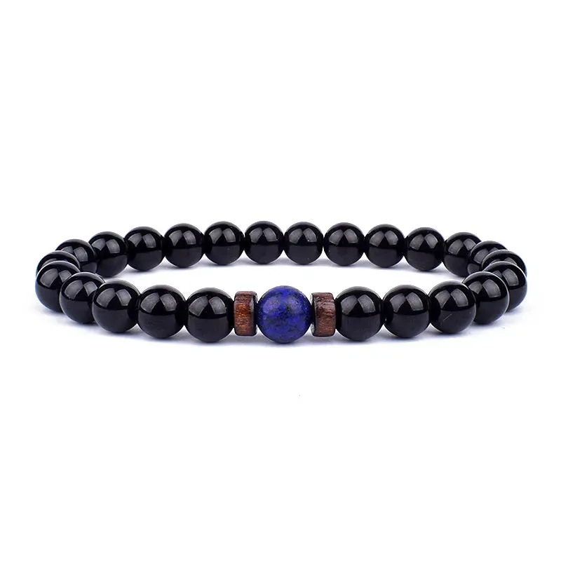 Volcanic Stone Bracelet for Men
